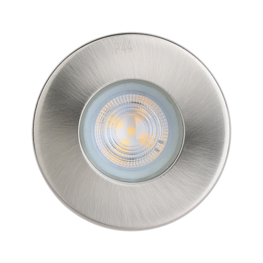 Eglo - К-кт 3xLED Лампа за вграждане в баня 1xGU10/4W/230V IP44 матов хром