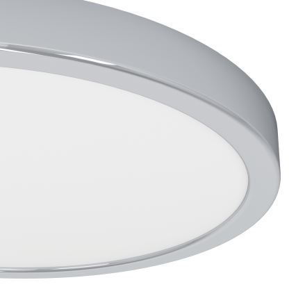 Eglo - LED таванно осветително тяло за баня LED/14,2W/230V 2700/4000/6500K диам. 27,8 cm IP44 лъскав хром