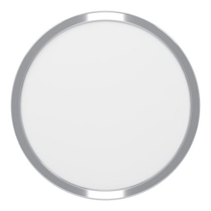 Eglo - LED таванно осветително тяло за баня LED/14,2W/230V 2700/4000/6500K диам. 27,8 cm IP44 лъскав хром