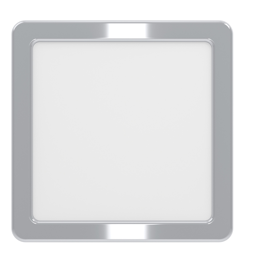 Eglo - LED таванно осветително тяло за баня LED/7W/230V 2700/4000/6500K 15x15 cm IP44 лъскав хром