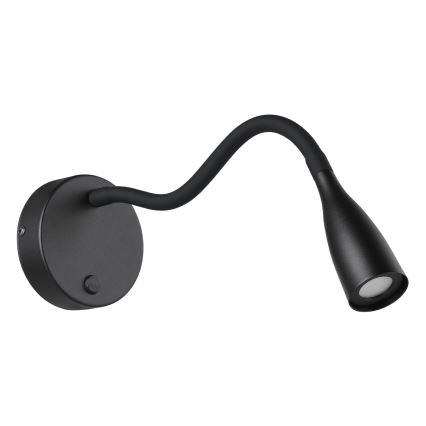 Eglo - гъвкава LED стенна лампа LED/3,8W/230V, черна