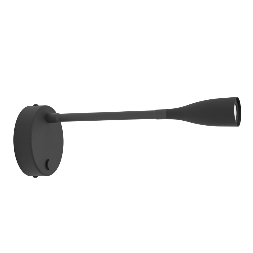 Eglo - гъвкава LED стенна лампа LED/3,8W/230V, черна