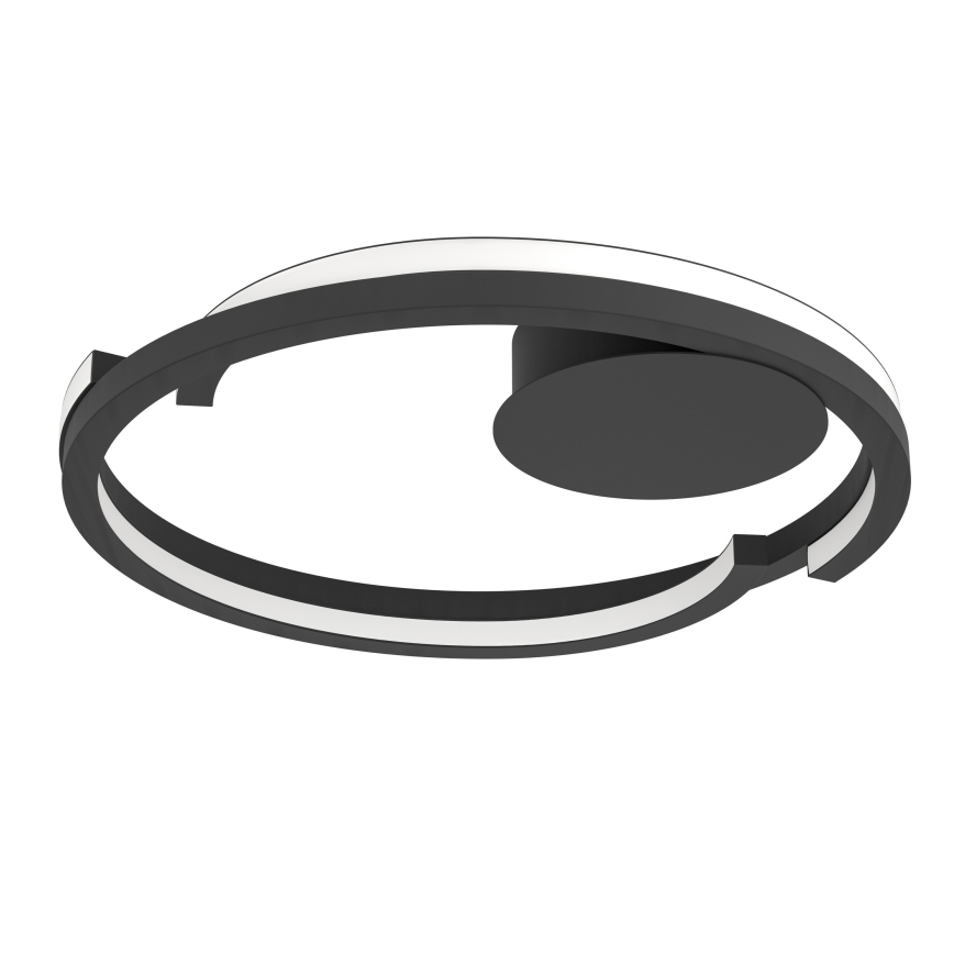 Eglo - Димируемо LED таванно осветително тяло 2xLED/20W/230V 2700-6500K Ø 48 см черно + дистанционно управление