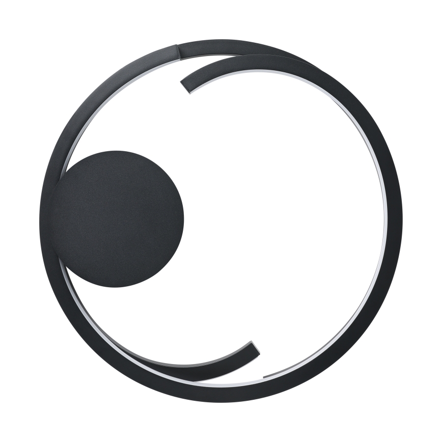 Eglo - Димируемо LED таванно осветително тяло 2xLED/20W/230V 2700-6500K Ø 48 см черно + дистанционно управление