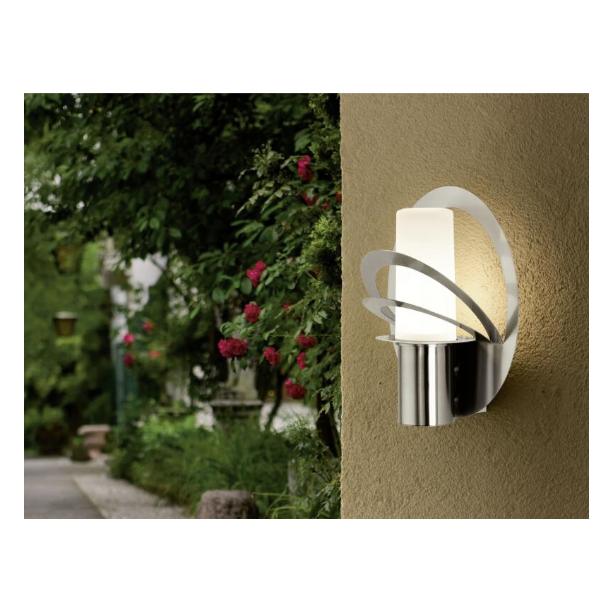 EGLO 90183 - Екстериорна Стенна лампа AVELLINO 1xE27/60W бяла IP54