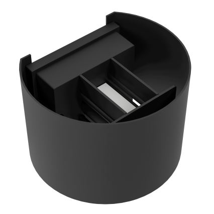 Eglo - LED външно стенно осветително тяло 2xLED/2,8W/230V IP54 черно