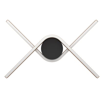 Eglo - LED RGBW димируем плафон 2xLED/18W/230V меден/черен