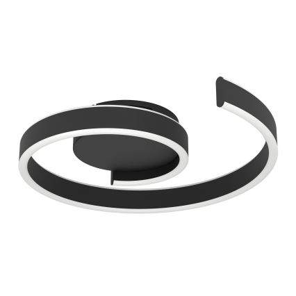 Eglo - LED RGBW Димируемо таванно осветително тяло LED/37W/230V 3000-6500K черно