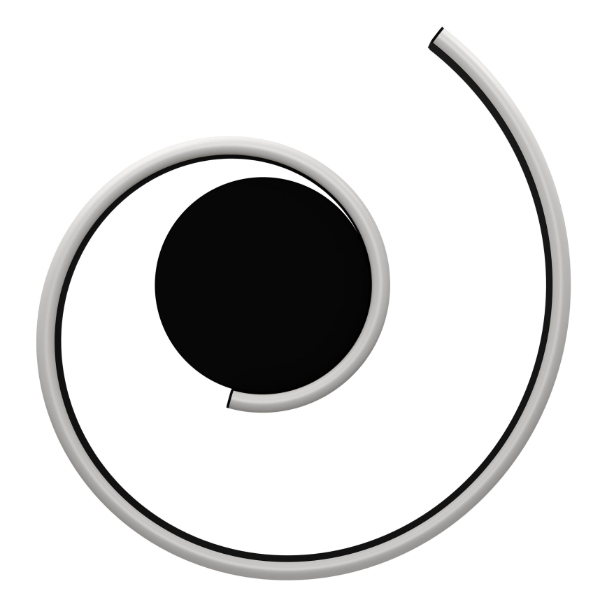 Eglo - LED RGBW Димируемо таванно осветително тяло LED/37W/230V 3000-6500K черно