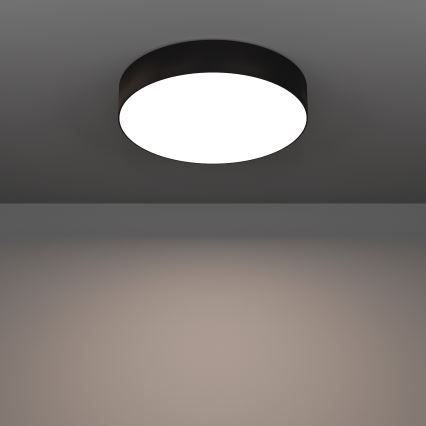 Eglo - LED RGBW Димируемо таванно осветително тяло LED/15W/230V 2700-6500K Ø 39 см черно