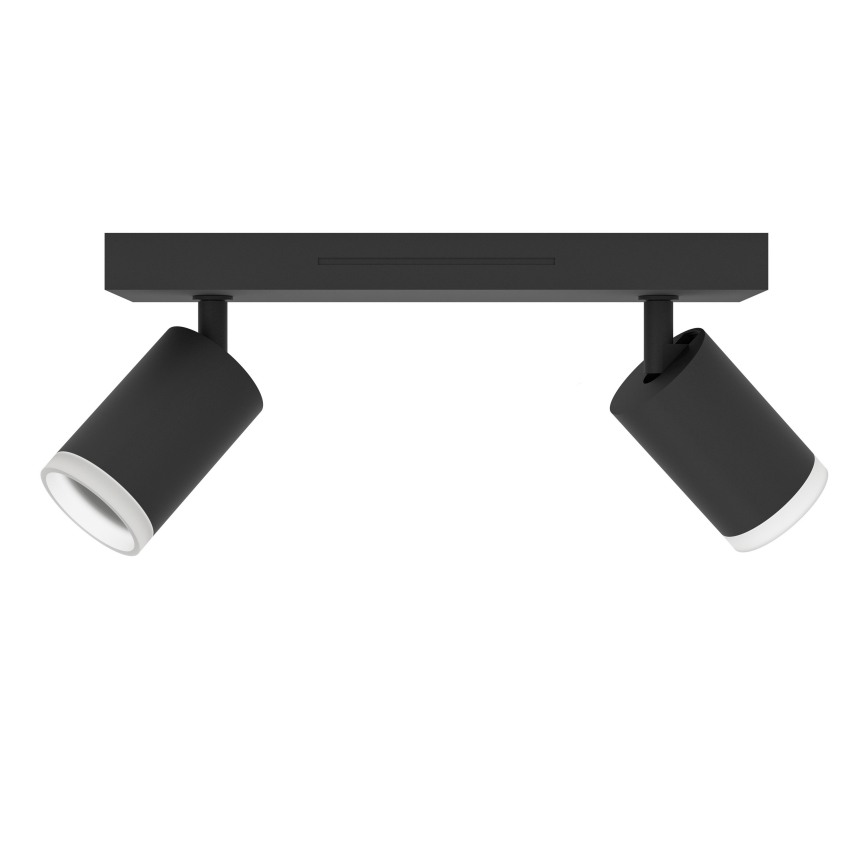 Eglo - LED RGBW димируемо точково осветително тяло 2xLED/3,7W/230V 2700-6500K черно