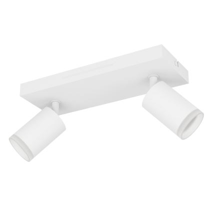 Eglo - LED RGBW димируемо точково осветително тяло 2xLED/3,7W/230V 2700-6500K бяло