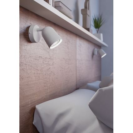 Eglo - Настенно спот осветително тяло 1xGU10/5W/230V бяло