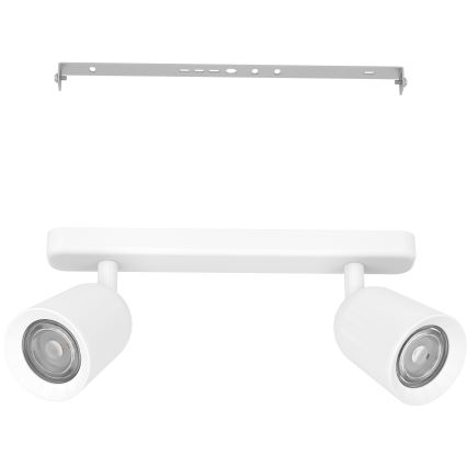 Eglo - Насочващо осветително тяло 2xGU10/10W/230V бяло