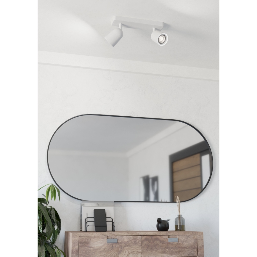 Eglo - Насочващо осветително тяло 2xGU10/10W/230V бяло