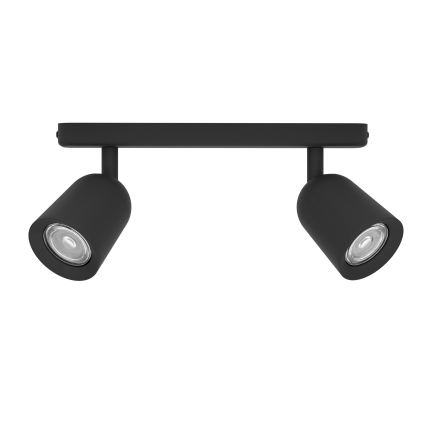 Eglo - Точково осветително тяло 2xGU10/10W/230V черно