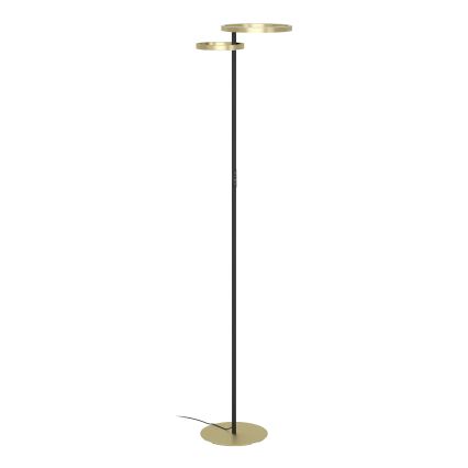 Eglo - димируема стояща LED лампа LED/16W/230V + LED/12W златна/черна