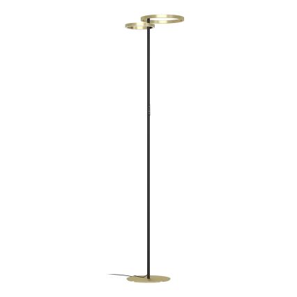 Eglo - димируема стояща LED лампа LED/16W/230V + LED/12W златна/черна