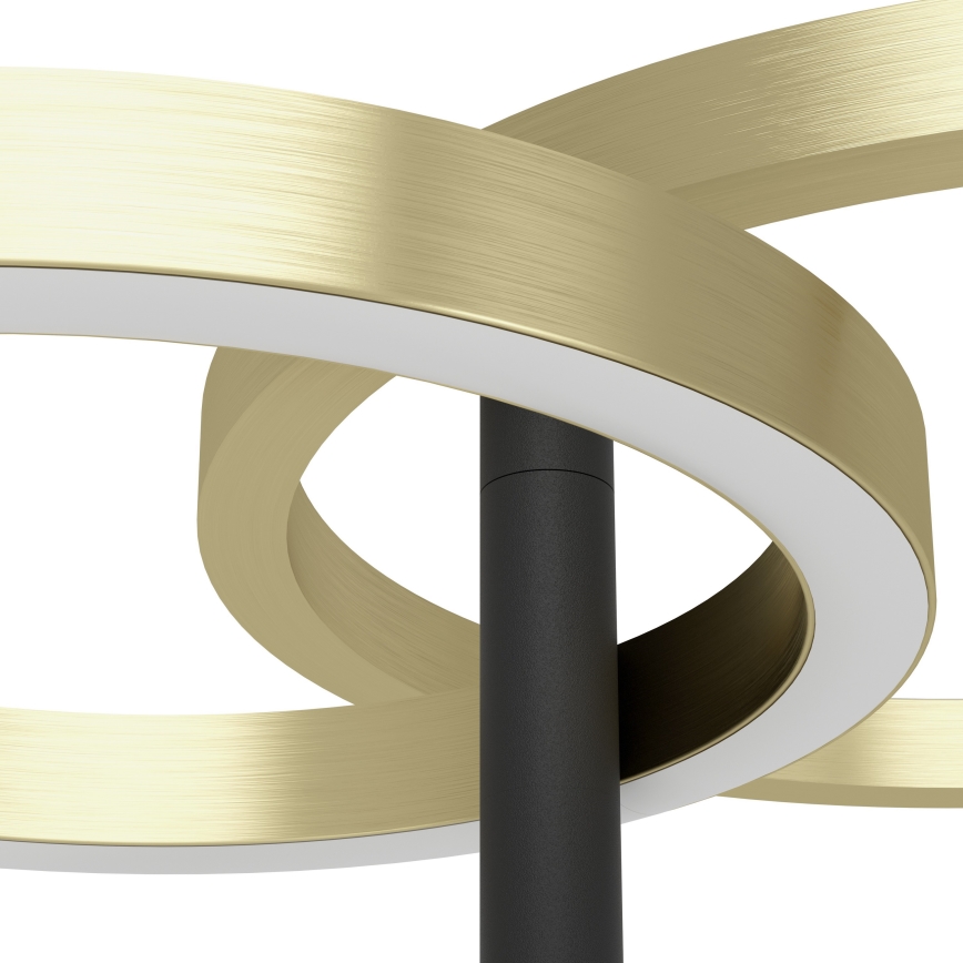 Eglo - димируема стояща LED лампа LED/16W/230V + LED/12W златна/черна