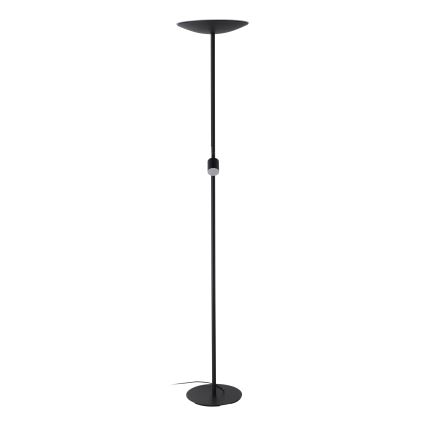 Eglo - LED димируема подова лампа LED/26,5W/230V + LED/4W черна