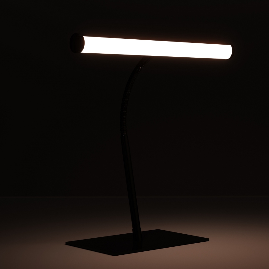 Eglo - Димируема настолна лампа със сензорно управление LED/5W/230V 2700/4000/6500K черен хром