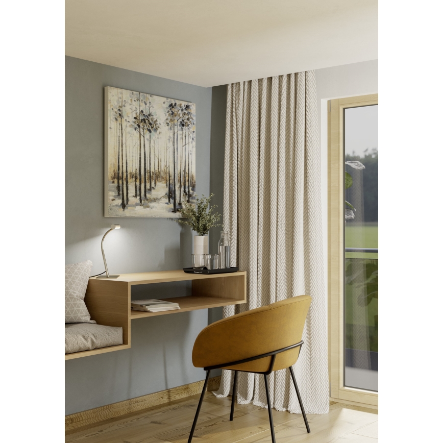 Eglo - LED димируема сензорна настолна лампа LED/5W/230V 2700/4000/6500K матов хром