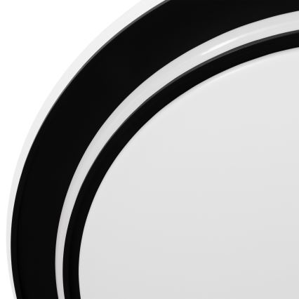 Eglo - LED плафон LED/36W/230V Ø 49 см черен