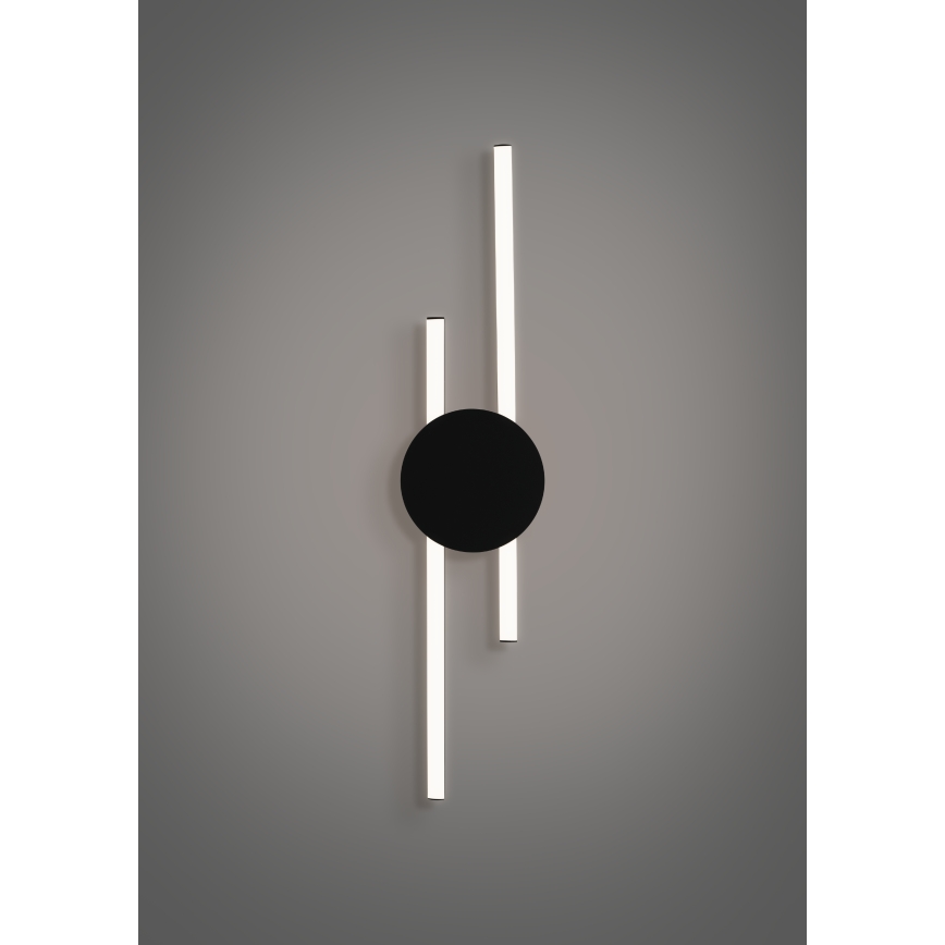 Eglo - LED стенно осветително тяло LED/20W/230V + LED/0,91W черно