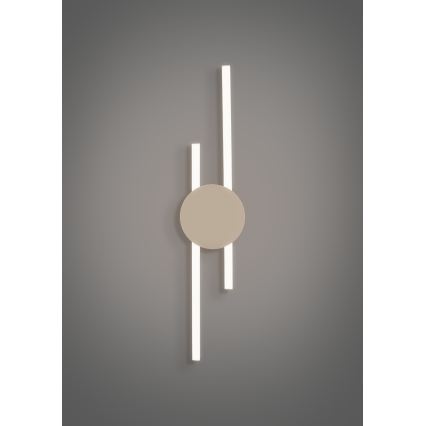 Eglo - LED стенен аплик LED/20W/230V + LED/0,91W бежов