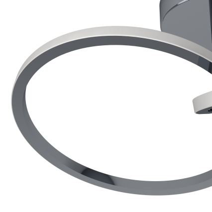 Eglo - LED таванно осветително тяло LED/12W/230V 2700/4000/6500K лъскав хром