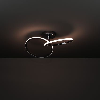 Eglo - LED таванно осветително тяло LED/12W/230V 2700/4000/6500K лъскав хром