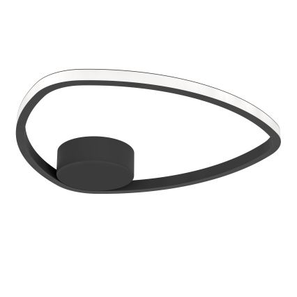 Eglo - LED таванно осветително тяло, 9,7 W, 230 V, Ø 37,5 см, черно