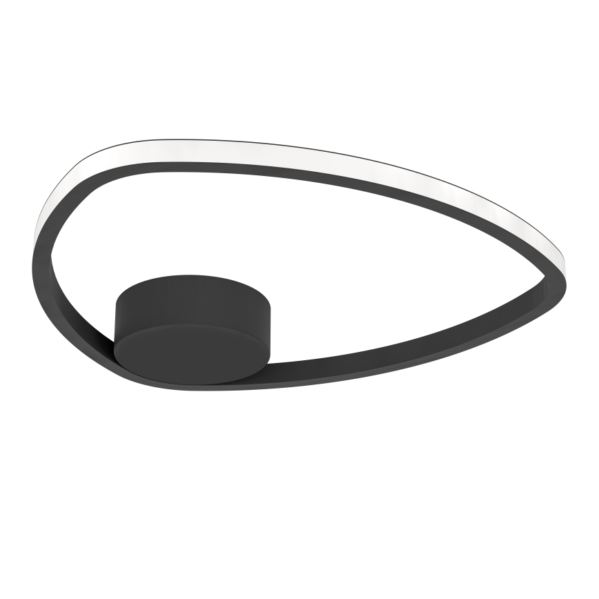 Eglo - LED таванно осветително тяло, 9,7 W, 230 V, Ø 37,5 см, черно