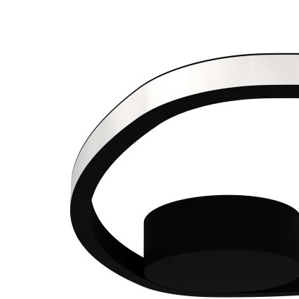 Eglo - LED таванно осветително тяло, 9,7 W, 230 V, Ø 37,5 см, черно