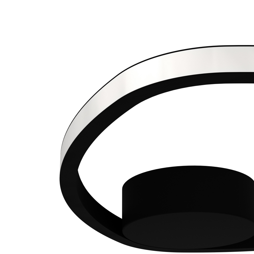 Eglo - LED таванно осветително тяло, 9,7 W, 230 V, Ø 37,5 см, черно