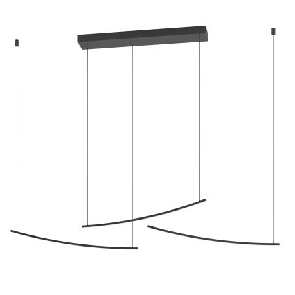 Eglo - LED димируем полилей на кабел LED/22W/230V 2700/4000/6500K черен