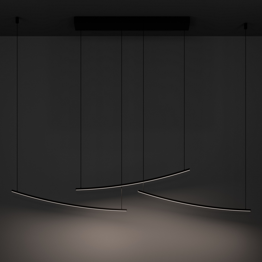 Eglo - LED димируем полилей на кабел LED/22W/230V 2700/4000/6500K черен