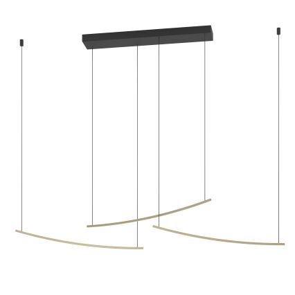 Eglo - димируем LED полилей с кабелно окачване LED/22W/230V 2700/4000/6500K златист