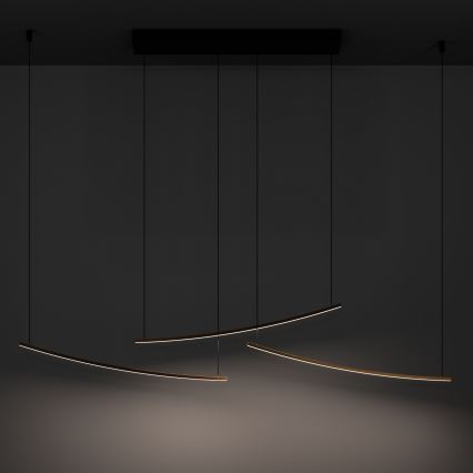 Eglo - димируем LED полилей с кабелно окачване LED/22W/230V 2700/4000/6500K златист