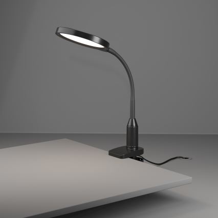 Eglo - LED димируема гъвкава лампа с щипка LED/5,5W/230V 2700/4000/6500K черна