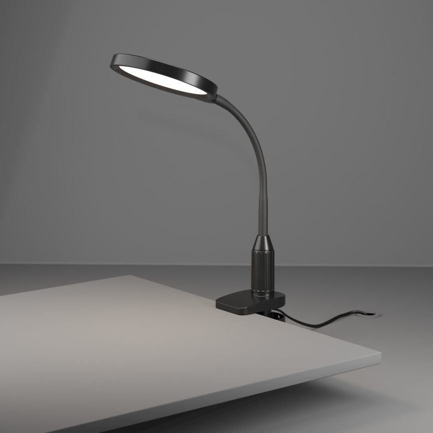 Eglo - LED димируема гъвкава лампа с щипка LED/5,5W/230V 2700/4000/6500K черна