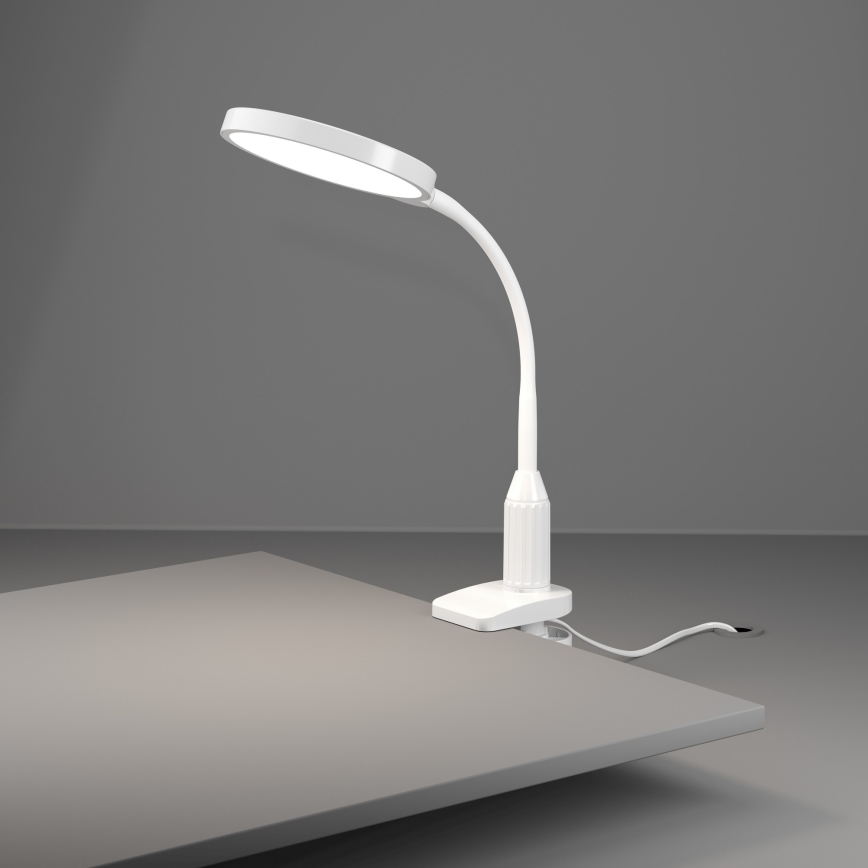 Eglo - LED димируема гъвкава лампа с щипка LED/5,5W/230V 2700/4000/6500K бяла