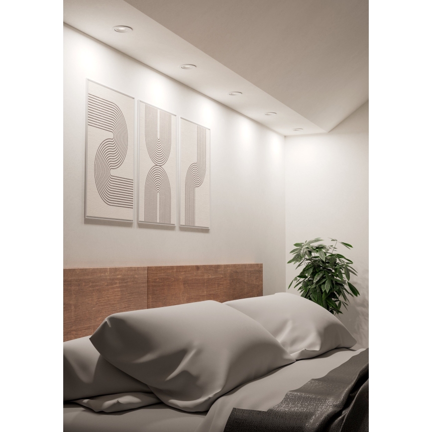 Eglo - Вградено LED точково осветително тяло LED/4,8W/230V 2700/4000/6500K бяло