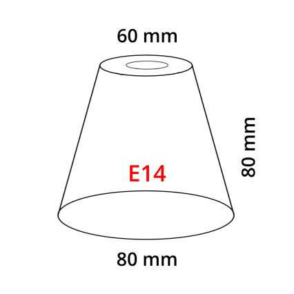 Eglo 902262 - Абажур MY CHOICE E14 ⌀ 8 см