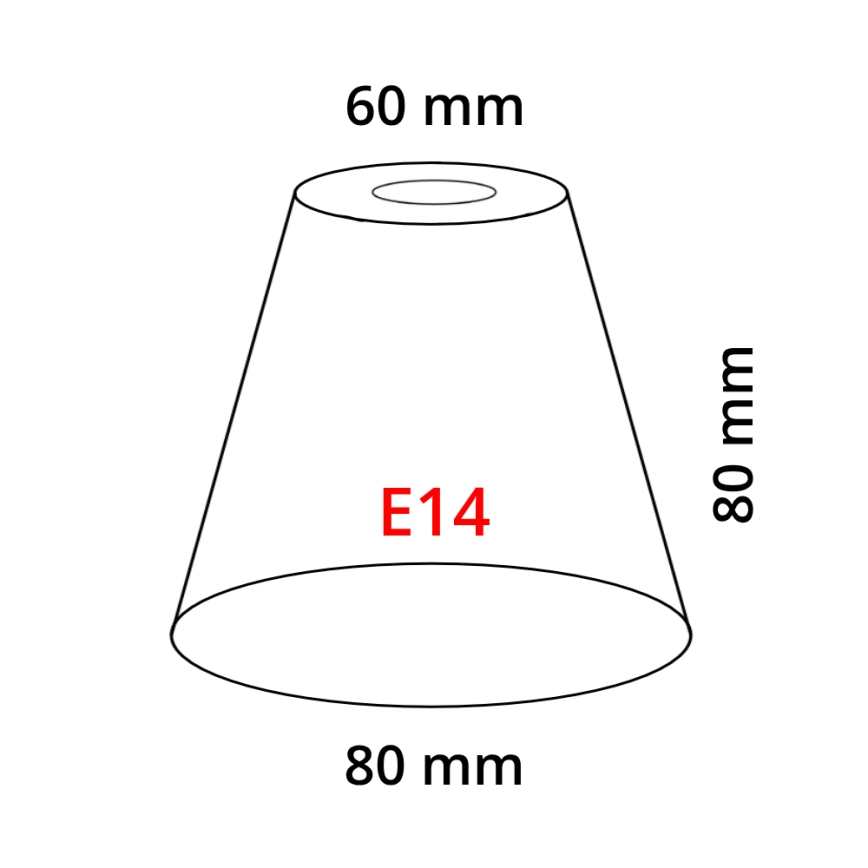 Eglo 902262 - Абажур MY CHOICE E14 ⌀ 8 см