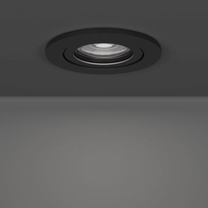 Eglo - КОМПЛЕКТ 3x LED вградени точкови осветителни тела LED/4,8W/230V 2700/4000/6500K черен