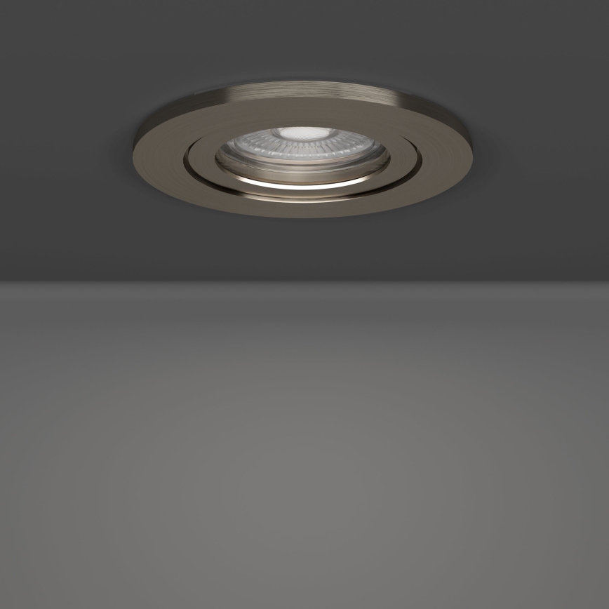 Eglo - КОМПЛЕКТ 5x вградени точкови LED осветителни тела LED/4,8W/230V 2700/4000/6500K матов хром