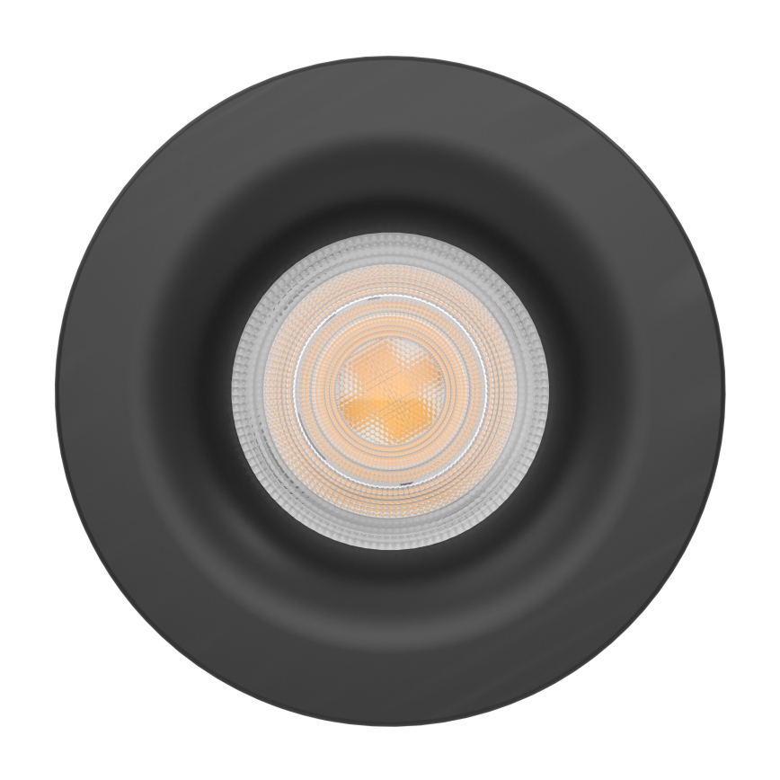 Eglo - LED вграден плафон за баня LED/4,9W/230V 2700/4000/6500K Ø 8,8 см IP65 черен