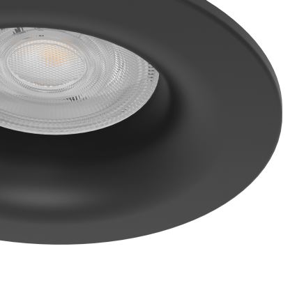 Eglo - LED вграден плафон за баня LED/4,9W/230V 2700/4000/6500K Ø 8,8 см IP65 черен