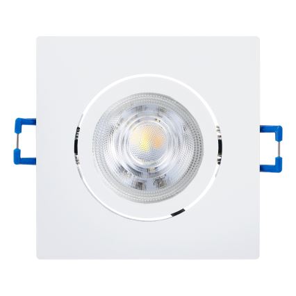 Eglo - Комплект от 3 димируеми вградени LED осветителни тела LED/4,8W/230V 8,8x8,8 cm бели